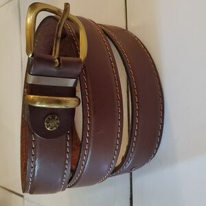 New Vintage Vera Pelle real leather mens belt size 42"